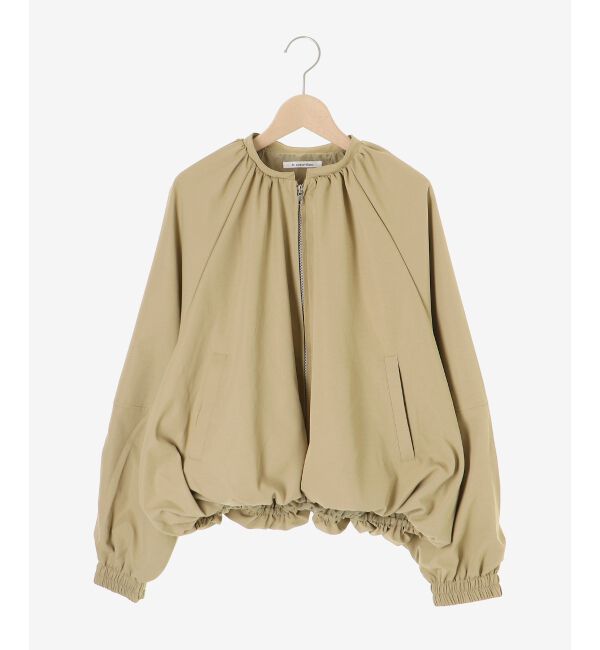  「《WEB限定アイテム》バルーンデザインノーカラーブルゾン」|ブルゾン・スタジャン|