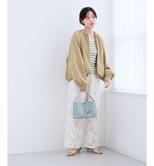  「《WEB限定アイテム》バルーンデザインノーカラーブルゾン」|ブルゾン・スタジャン|