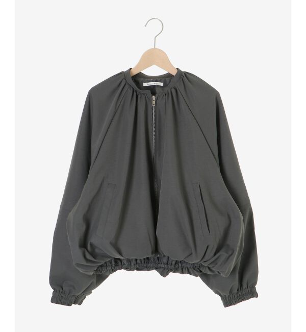  「《WEB限定アイテム》バルーンデザインノーカラーブルゾン」|ブルゾン・スタジャン|