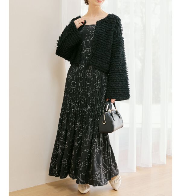 MAJESTICLEGON「ミニループショートカーデ」|カーディガン|