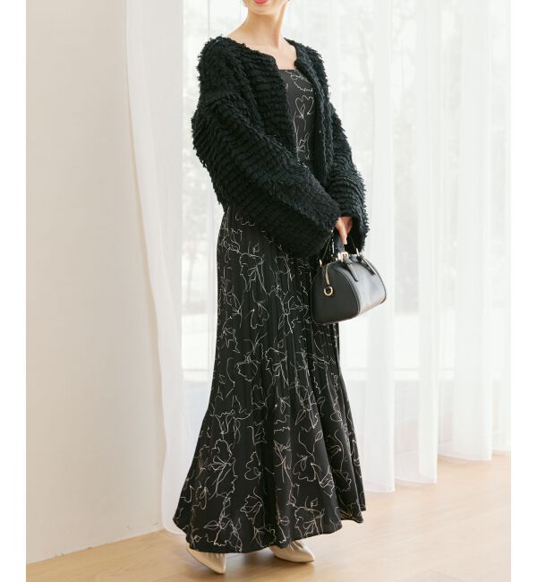 MAJESTICLEGON「ミニループショートカーデ」|カーディガン|