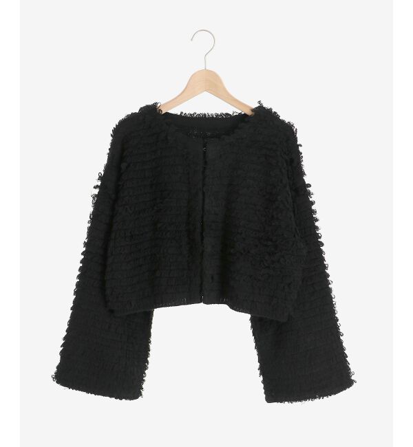 MAJESTICLEGON「ミニループショートカーデ」|カーディガン|