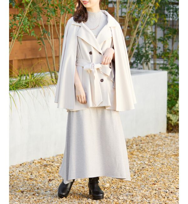 MAJESTICLEGON「プレートカーデsetニットワンピ」|ワンピース|