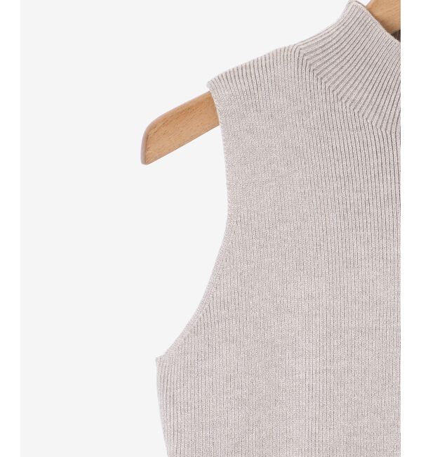 MAJESTICLEGON「プレートカーデsetニットワンピ」|ワンピース|