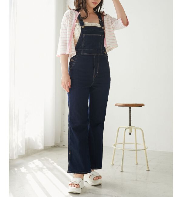 MAJESTICLEGON「クロップドボーダーカーディガン」|カーディガン|