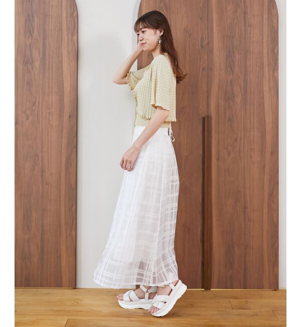 MAJESTICLEGON「キャミセットプチフリルカーディガン」|カーディガン|