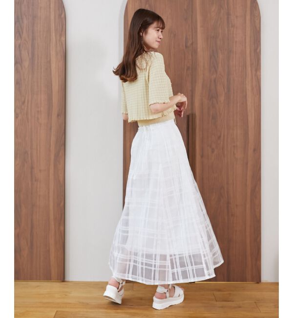 MAJESTICLEGON「キャミセットプチフリルカーディガン」|カーディガン|