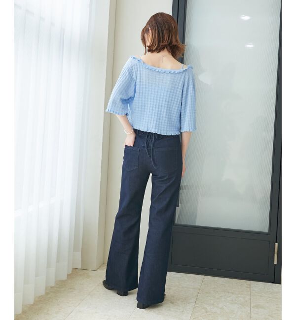 MAJESTICLEGON「キャミセットプチフリルカーディガン」|カーディガン|