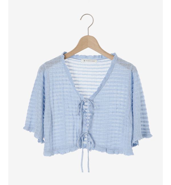 MAJESTICLEGON「キャミセットプチフリルカーディガン」|カーディガン|