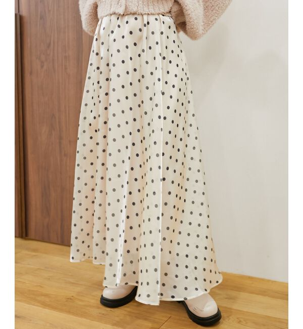 MAJESTICLEGON「シャイニーレイヤードスカート」|スカート|ｱｲﾎﾞﾘｰ柄