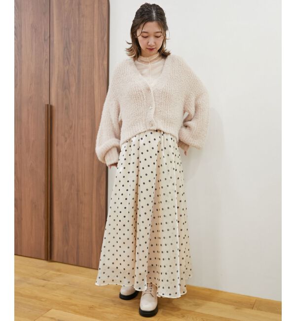 MAJESTICLEGON「シャイニーレイヤードスカート」|スカート|