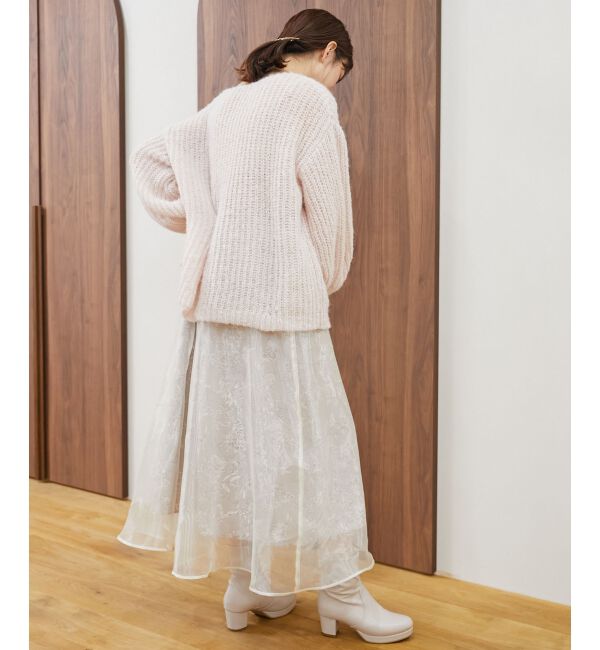 MAJESTICLEGON「シャイニーレイヤードスカート」|スカート|