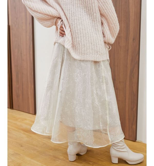 MAJESTICLEGON「シャイニーレイヤードスカート」|スカート|
