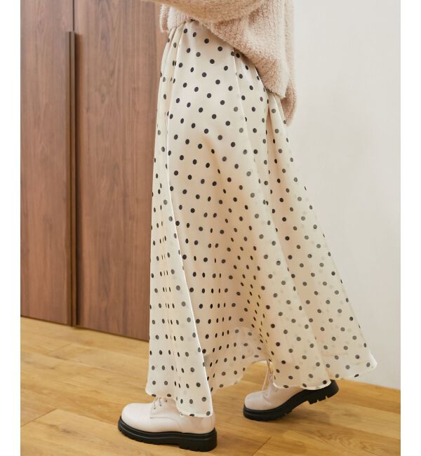 MAJESTICLEGON「シャイニーレイヤードスカート」|スカート|