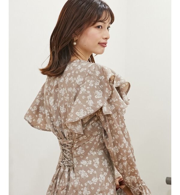 MAJESTICLEGON「スタイルアップフリルワンピース」|ワンピース|