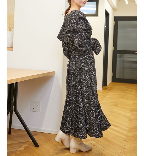 MAJESTICLEGON「スタイルアップフリルワンピース」|ワンピース|