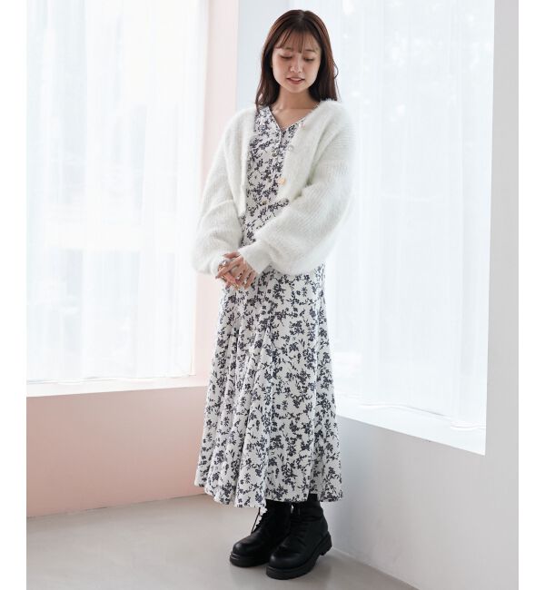 MAJESTICLEGON「スタイルアップフリルワンピース」|ワンピース|