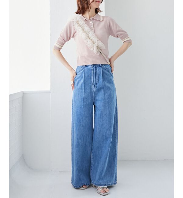 MAJESTICLEGON「チュールフリルショルダー」|ベルト|