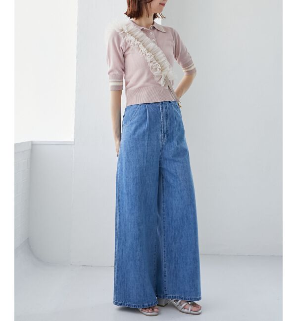 MAJESTICLEGON「チュールフリルショルダー」|ベルト|