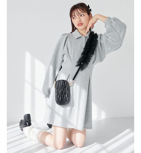 MAJESTICLEGON「チュールフリルショルダー」|ベルト|