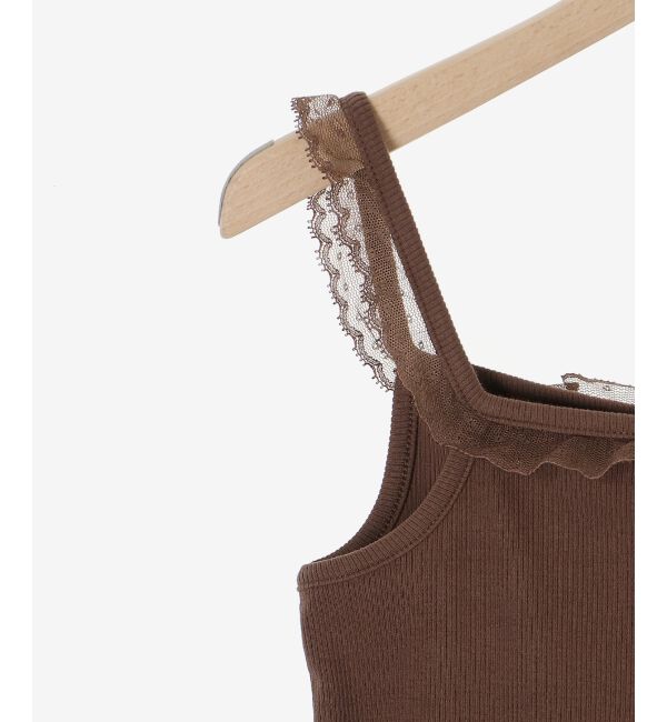 MAJESTICLEGON「レースカーデ&times;リボンインナーセット」|カーディガン|