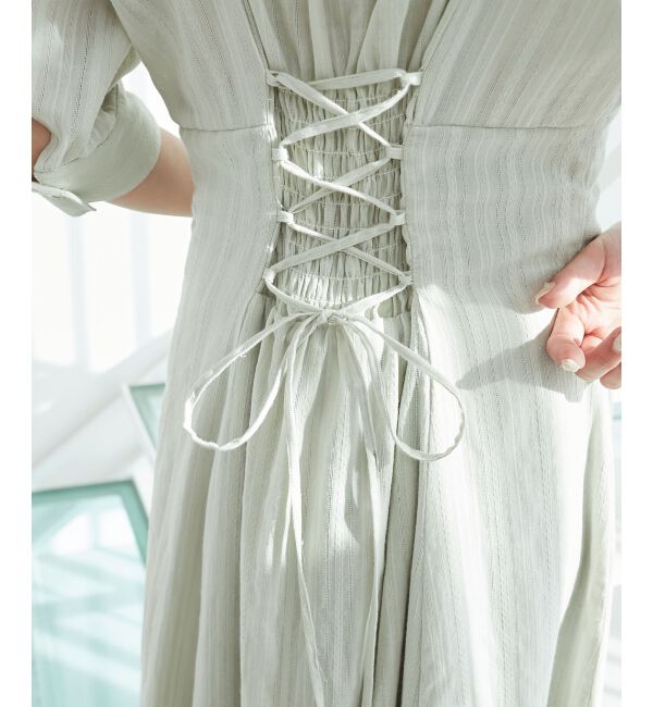  「オフショルシャツワンピース」|ワンピース|