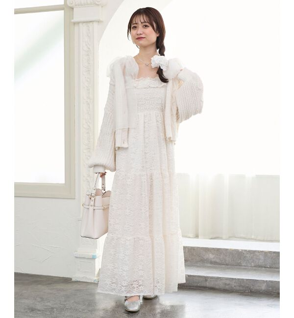  「2wayショルダーリボンキャミワンピ」|ワンピース|