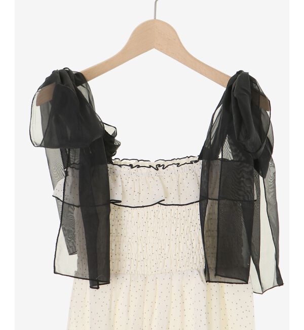  「2wayショルダーリボンキャミワンピ」|ワンピース|