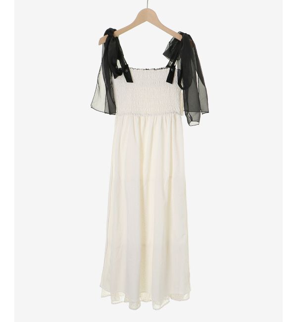  「2wayショルダーリボンキャミワンピ」|ワンピース|
