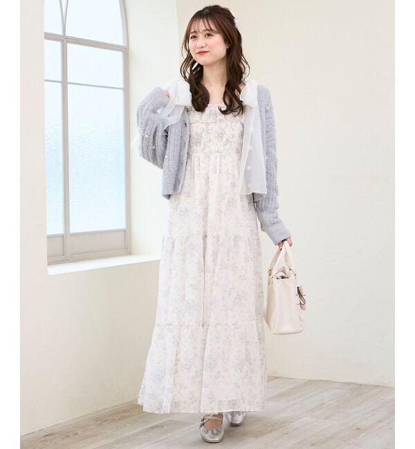  「2wayショルダーリボンキャミワンピ」|ワンピース|