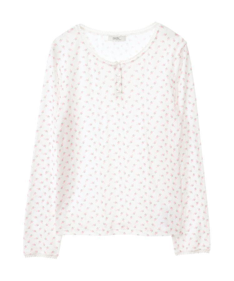 earth music&ecology「【WEB限定】アイレットジャカードタイトプルオーバー」|Tシャツ・カットソー|