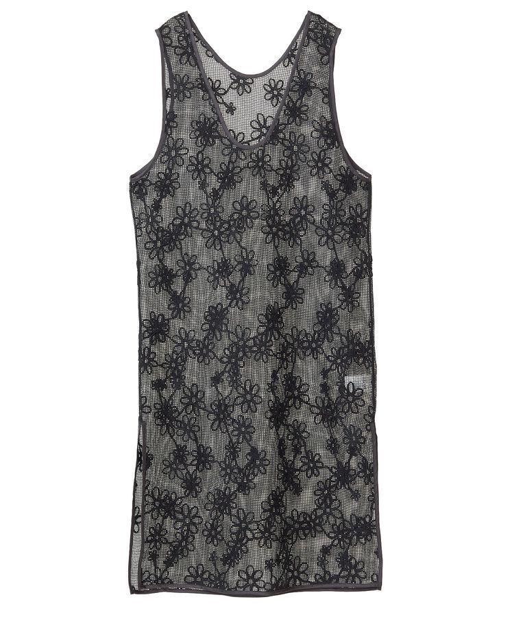 earth music&ecology「コード刺繍ベスト」|ワンピース|