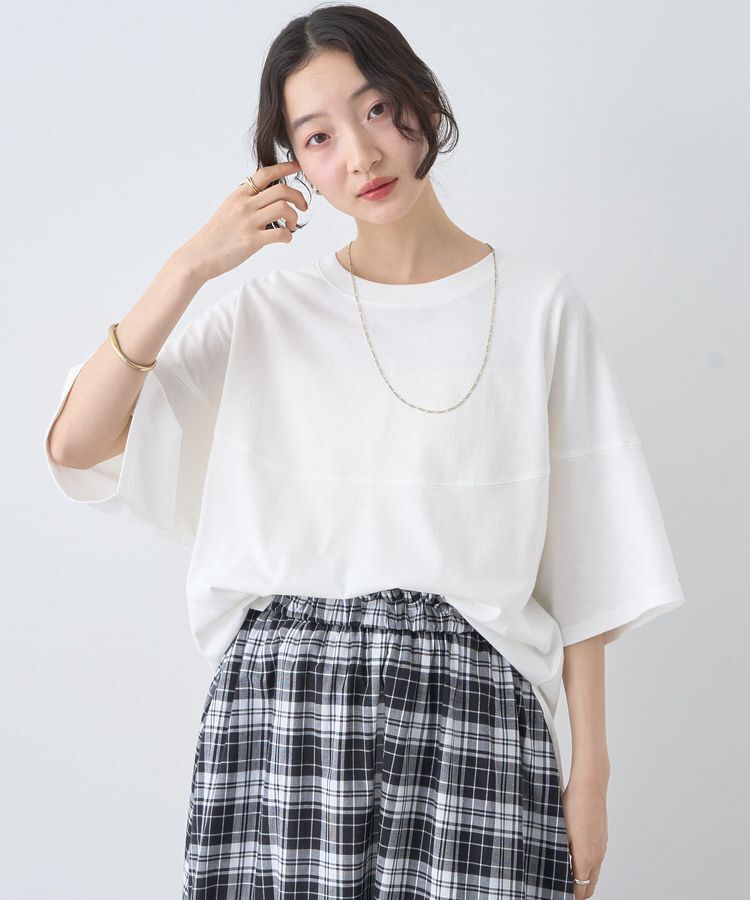 earth music&ecology「ドルマンバックプリントTee」|Tシャツ・カットソー|