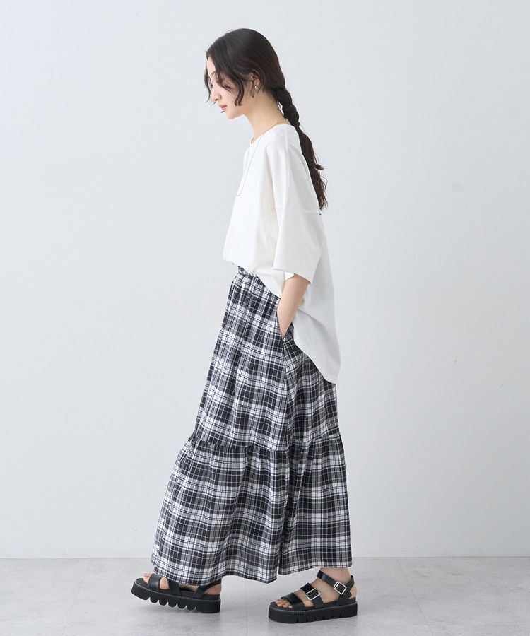 earth music&ecology「ドルマンバックプリントTee」|Tシャツ・カットソー|