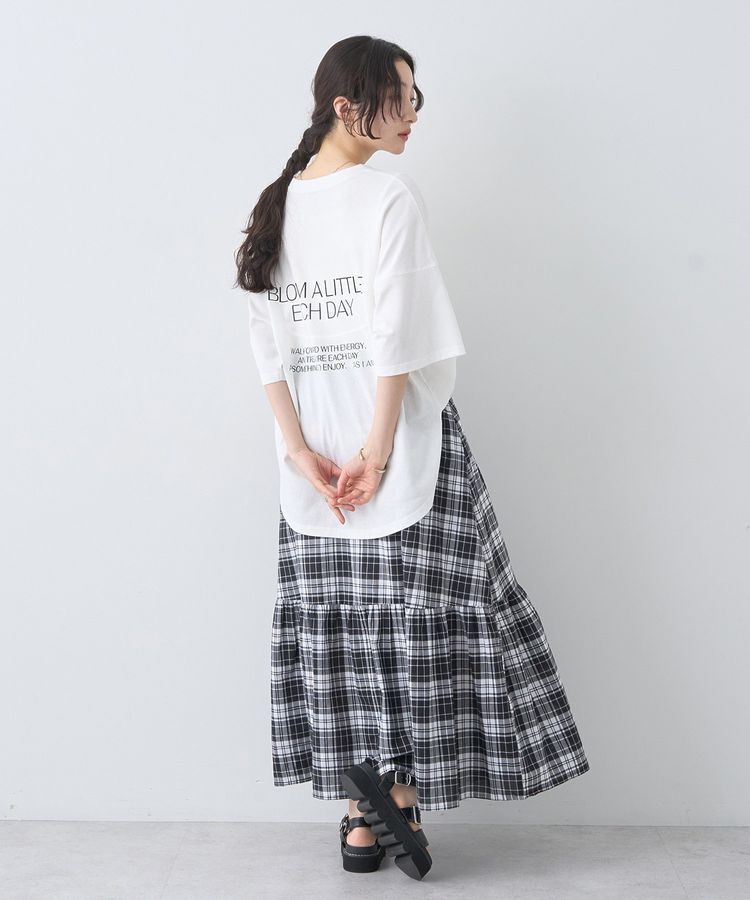 earth music&ecology「ドルマンバックプリントTee」|Tシャツ・カットソー|