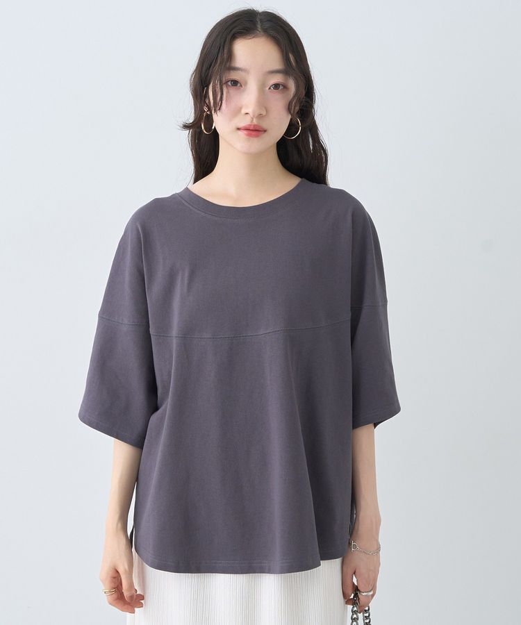 earth music&ecology「ドルマンバックプリントTee」|Tシャツ・カットソー|