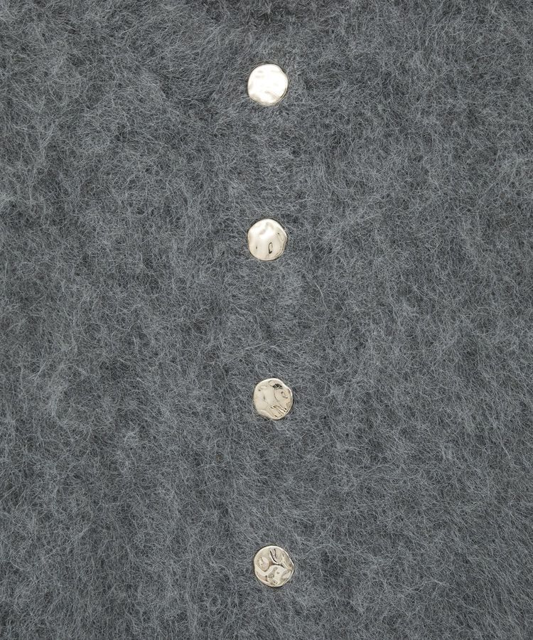 earth music&ecology「クルーネックシャギーカーディガン」|カーディガン|