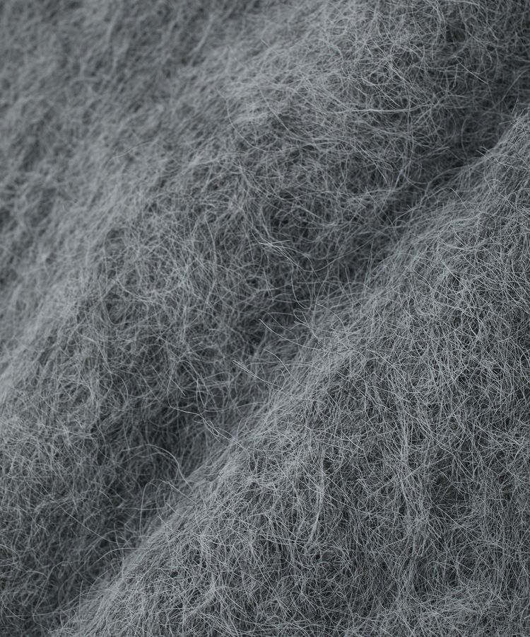 earth music&ecology「クルーネックシャギーカーディガン」|カーディガン|