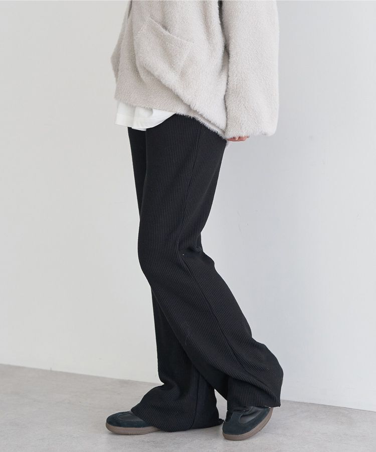 earth music&ecology「セルフカットテレコフレアパンツ」|その他|