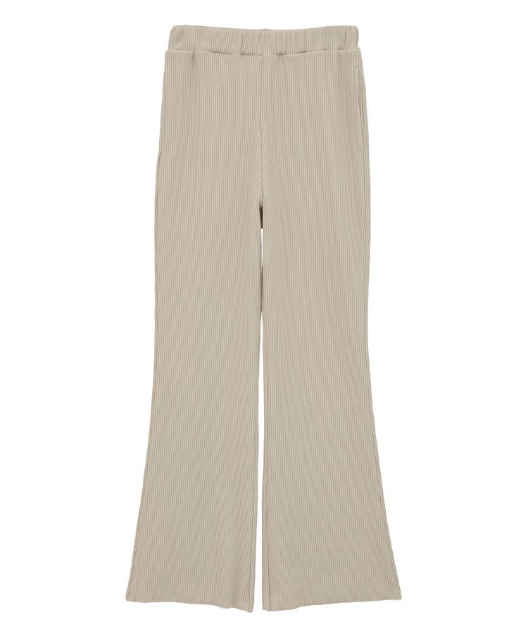 earth music&ecology「セルフカットテレコフレアパンツ」|その他|