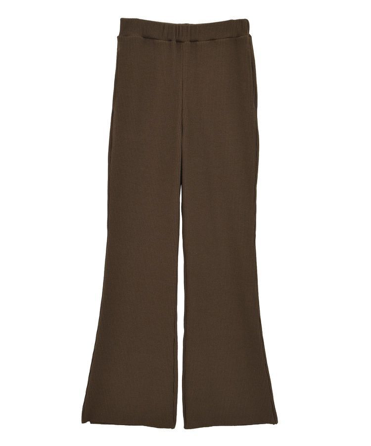 earth music&ecology「セルフカットテレコフレアパンツ」|その他|