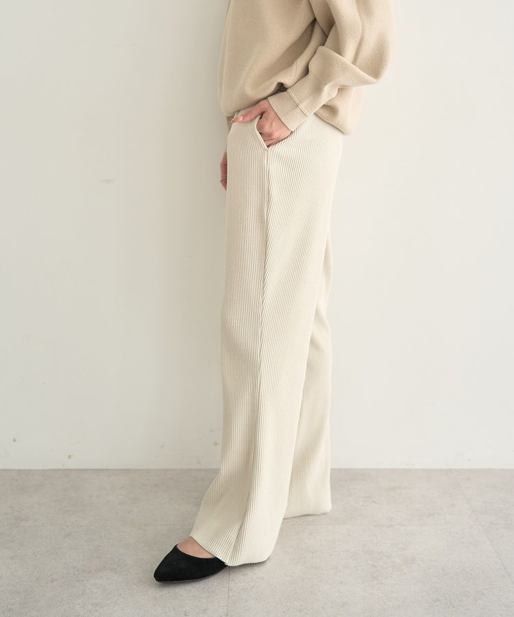 earth music&ecology「セルフカットテレコフレアパンツ」|その他|