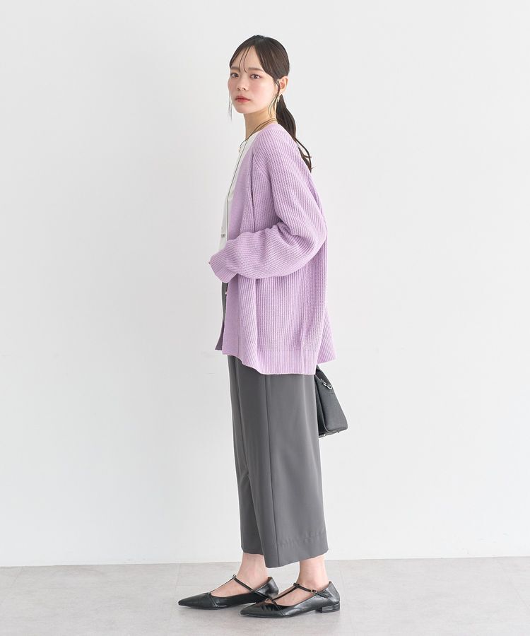 earth music&ecology「アゼトッパーカーディガン」|カーディガン|