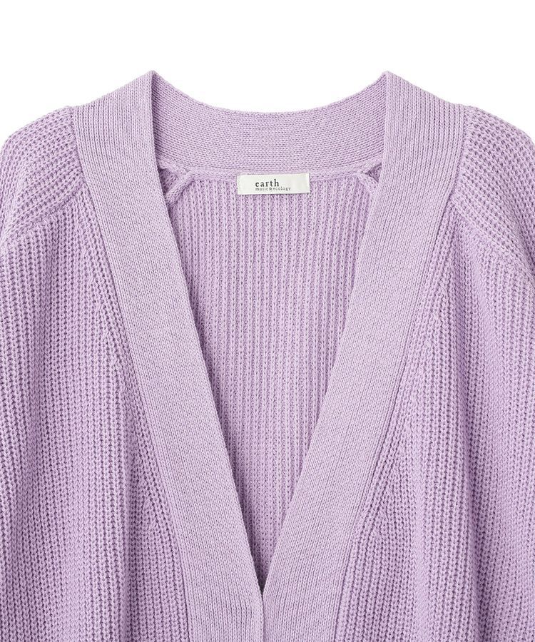 earth music&ecology「アゼトッパーカーディガン」|カーディガン|