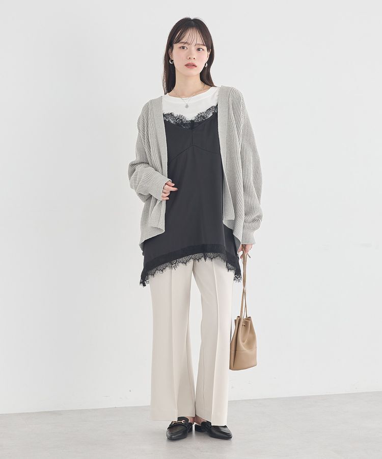 earth music&ecology「アゼトッパーカーディガン」|カーディガン|