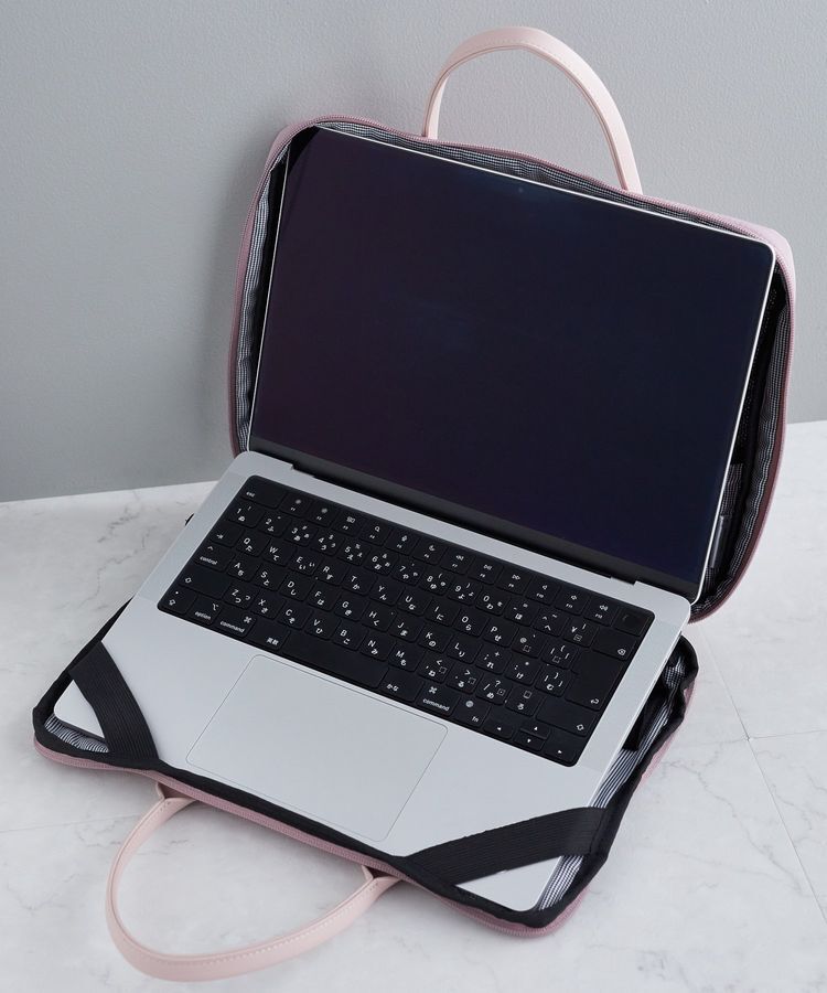 Maison de FLEUR「レザーハンドルPCケース」|その他|