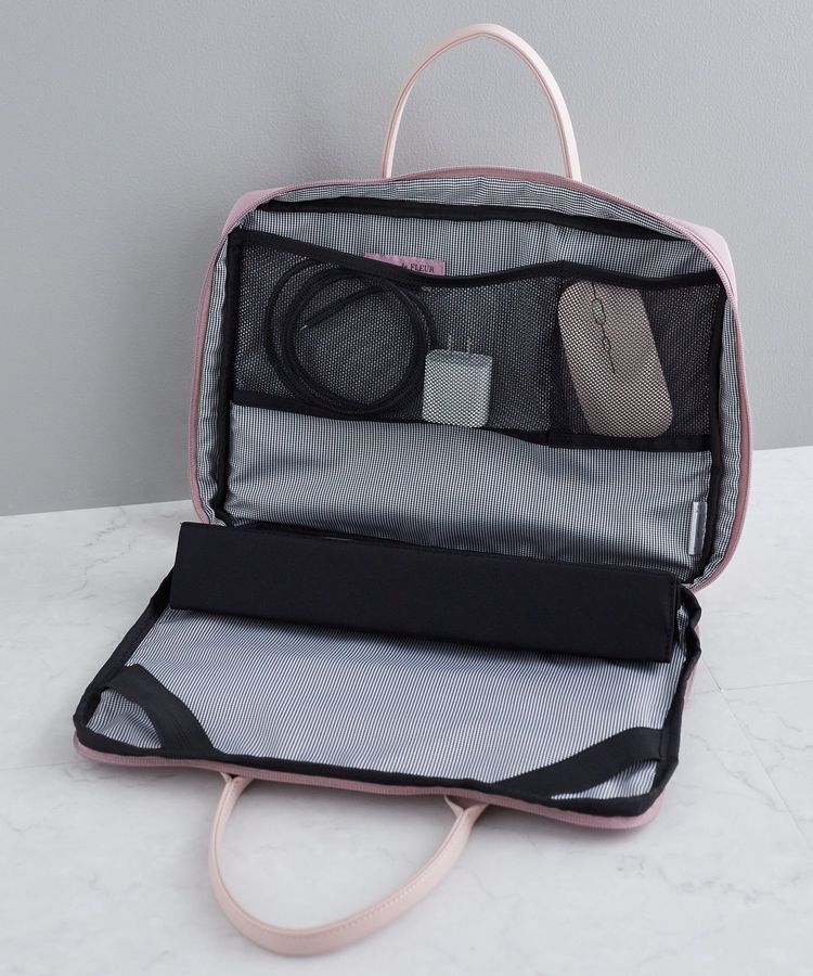 Maison de FLEUR「レザーハンドルPCケース」|その他|