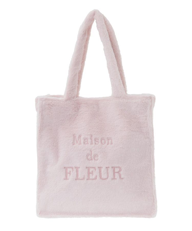 Maison de FLEUR「ファーブランドロゴ刺繍スクエアトートバッグ」|トートバッグ|
