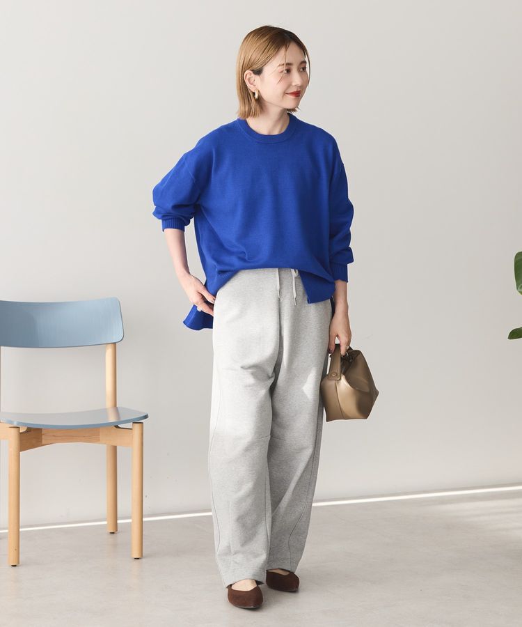 AMERICAN HOLIC「【WEB限定】バイパチサイドスリットニットプルオーバー＜静電気軽減＞」|ニット・セーター|