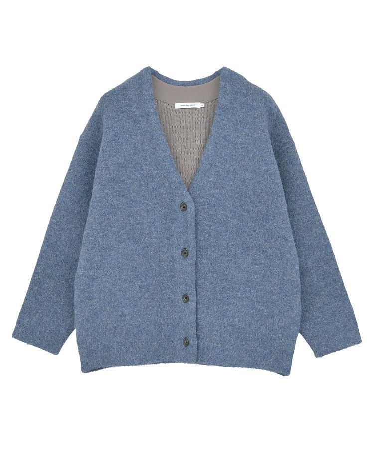 AMERICAN HOLIC「VネックWフェイスニットカーディガン【WEB限定カラー有り】」|カーディガン|